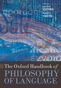 Oxford Handbook of Philosophy of Language Cover Image