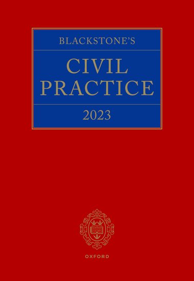 Blackstone's Civil Practice 2023