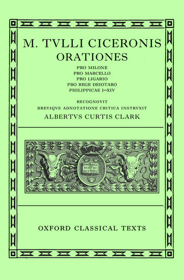 Cicero Orationes. Vol. II