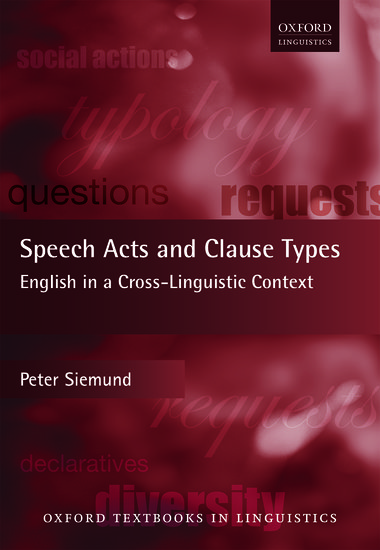Speech Acts and Clause Types