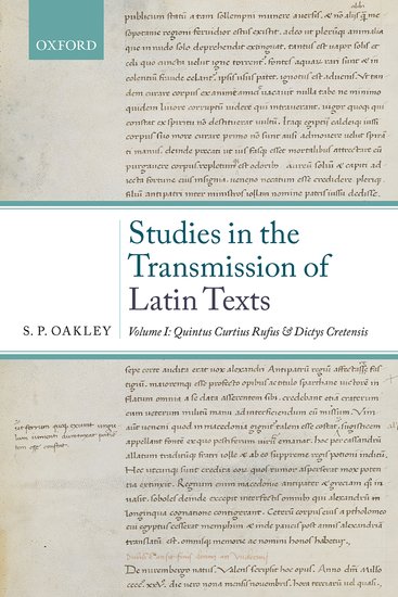 Studies in the Transmission of Latin Texts