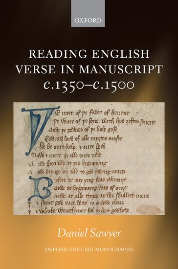 Reading English Verse in Manuscript c.1350-c.1500