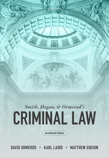 Smith, Hogan and Ormerod's Criminal Law