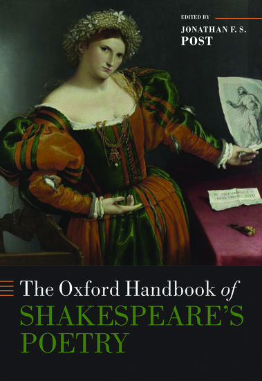 The Oxford Handbook of Shakespeare's Poetry