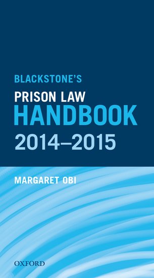 Blackstone's Prison Law Handbook 2014-2015